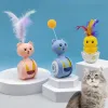 Игрушка Toys Toy Cat Interactive Ball Toy Toy Pet Teaser Stick красочные перо забавные продукты для домашних животных играют поставки