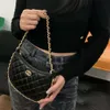 Designer kaartkast tas Chenel onderarm tas lamskijnketting schouder crossbody hippy hobo dames tas