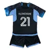 24 25 Minnesota United Fc Kid Kit Soccer Jerseys Fragapane Rosales Reynoso Boxall Lod Home Child Suit Football Shirt