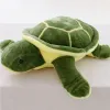 Dockor 35/45/55 cm Plush Tortoise Toy Söt sköldpadda plyschkudde bemannad kudde för flickor Vanlentins dag gåva