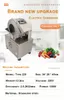 Multifonction commerciale Vegetable Slicer Cutter électrique Potate Lotus Racine Sinsirant Machine Coup Coup Carrot Cucumber Slice Machine