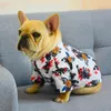 犬のアパレルペットの服サマーシャツかわいいフルーツパターンドレスTシャツ子犬プリントベスト衣装小さなミディアム