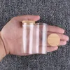 Storage Bottles 12pcs 30ml 30 70mm Transparent Glass Jars Vials With Bamboo Lids Empty Pefume Decorative For Wedding Favors