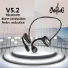 Ohrhörer TWS Knochenleitungskopfhörer Wireless Stereo Sports Headset Bluetooth kompatibler Kopfhörer Handsfree mit Mikrofon zum Laufen