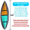 Accessoires pour la pêche à la planche à pagaie couverture de poussière imperméable Couvertures de kayak 420D Oxford Tissu de rangement de rangement