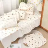 2PCS / Set Baby Bed Mattresspillow Crib matelas né matelas en bas âge en tout-petit pad garçons filles pour bébé ensemble 240419