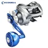 Accessories TAKEDO Ecooda FENIX Bait Casting Fishing Reels Max Drag 6KG Jigging Reel Boat Gear Ratio 7.0:1 Drop Shoot Drum Reel