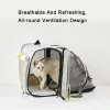 Bags Expandable Portable Pet Puppy Pet Backpack Cat Carrier Backpack Foldable Breathable Outdoor bag for cat under 6kg cat transport