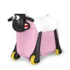 Carry-ons Tale Kids Kids Link Cartoon Sheep Shape Rideon Trolley Suitasa de maleta