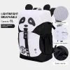 Tassen Golden Camel Children's Panda Schoolbag Elementary School Studenten Backpacks jongens en meisjes lichte schoudertas voor mannen 2023 NIEUW