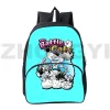 Bags 3D The Battle Cats Game Mini Backpack Women Men Portable Urban Business Laptop Rucksack 12/16 Inch Kid The Battle Cats Schoolbag