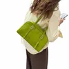 pu Leather Shop Tote Bags for Women Korean Ins Zipper Commuter Travel Shoulder Bag Casual Phe Lipstick Purses and Handbags L7tH#