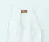 Robes décontractées découpées à un licou mini-robe femme de l'épaule des femmes blanches boucle sans dossier de plage d'été sans arrière