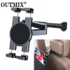 Stands Outmix Telescopische auto achter kussen telefoonhouder tablet auto stand stoel achterste hoofdsteun montagebeugel voor telefoon tablet 413 inches