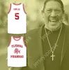 CUSTOM Name Number Mens Youth/Kids DANNY TREJO 5 TIJUANA PIRANHAS WHITE BASKETBALL JERSEY MEXICAN EXPANSION TEAM TOP Stitched S-6XL