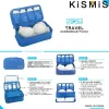 Sacs Kismis Portable Sac de rangement de sous-vêtements imperméables de voyage Bra Organisateur de lingerie Chaussettes de toilette Sac de coche