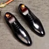 Lässige Schuhe elegante Männer echtes Leder Oxford Hochzeitsgeschäft Kleider Flats 2024 Rücken Burgunderte Vintage spitz für