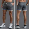 Shorts pour hommes Solid Rainbow Printing Shorts Double Pocket Pocket Pantalon Basketball Pantalon Casual Gym Running Training 240417