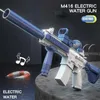 2024 Summer M416 Water Gun Electric Pistol Shooting Toy Полностью автоматически летняя пляжная стрельба игрушки детские мальчики и девочка подарок 240422