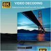 Android TV Box X88 MINI 13 SMART RK3528認定8K WIFI6 4G RAM 64G ROM Voice Assistant PK H20 TOX3 BTV13 W2ドロップデリバリーELECT DHDYX