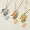 Enveloppe Collier de lettre d'amour pour les femmes et les hommes