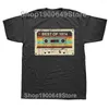 Herr t -skjortor Vintage 1974 Limited Edition Cassette Tape 50th Birthday Shirt Summer Style Grafisk bomullsgata Father Day -gåvor