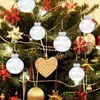 クリスマスの装飾ボールシャタープルーフ装飾品は、クリスマスツリーのために補充できます
