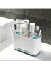Heads Tandbrush Tandkrämhållare 5 slots avtagbar dispenser Electric Dental Brush Storage Shelf Badrumsorganisatör Tillbehör