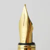 Pennor utsökta 819 guld snidade mönster fontänpenna 0,5 mm 1990 -tal Iraurita Skriva pennor Stationery School Office Supplies