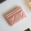 Luxury Women's Leather and Card Men's Bag Fashion Classic Mini Bank Walls Cardholder's Small Ultra Thin Coin Purses Key Walletolder's