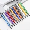 PENS 100pcs/Lot Sell Sell Metal Ballpoint Pen Support Logo personalizzato pubblicità all'ingrosso Penna personalizzata Regalo promozionale