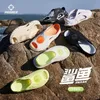 Sandals RIGORER Shark Slippers Summer New Sports For Men And Women Waterproof Basketball Beach Outer Wear Thick Bottom sandal slippers 240419