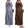 エスニック服eidイスラム教徒の女性ロングキマー2ピースセット祈りの衣服djellaba jilbab abaya ramadan gown dubaiアラブイスラムniqab dr otlmk