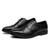 Gelegenheitsschuhe Marke männlicher Coiffeur-Leder komfortable Männer All-Match Stylish Business Footwear Speed Toe Oxfords Schuh