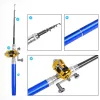 Accessoires Outdoor Portable Mini Pen Fishing Rod Telescopic Pocket Pen Fishing Rod Mini Fishing Pool Fishing Accessories