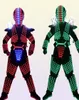 RVB Couleur LED Costume de robot Costume Costume Men LED LUMING VENSEZ LUMING DANSE USE POUR LES CLUBS NUITS PARTY KTV Supplies5417058