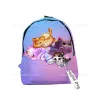 Bags Popular Youthful Funny Aphmau School Bags Notebook Backpacks Boys/Girls 3D Print Oxford Waterproof Key Chain Small Travel Bags