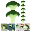 Fleurs décoratives Broccoli Réaliste Slice pour enfants Décoration de cuisine Plant artificiel