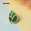 Brosches Halder Green Bamboo Shoot Botany Emalj Lapel Pin Ryggsäck Costum Badge Jewelry Accessories Gift