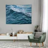 Tapisserier Liten Ocean Wave Blue Water Tapestry Wall Decorations Hem Dekoration Tillbehör