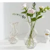 Vases Creative Crafts Glass Vase Transparent Hydroponic Flower Pots Desk Decoration Artificial Decorative Floral Arrangement