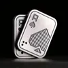 Clicker di poker - Assi d'argento - Acciaio inossidabile in acciaio inossidabile tagliottante EDC 240422