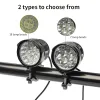 Lights Mingku Powerful 18 XML T6 Lanterna Bike Rainproof Bicycle Led Light 10000 Lumens Front For MTB Accessories Lamp Set Rechargeable