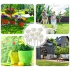 Decorative Flowers 10PCS Sunflower Artificial Simulated Blossom Stakes For Yard Art Portable Outdoor Decoration Garden Lawn Landscape
