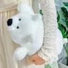 Bonecas kawaii simulação macia urso polar u urso de pelúcia de brinquedo travesseiro de boneco de travesseiro de decoração de decoração fofo bebê namorada namorada presente de aniversário