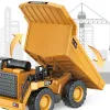 Arabalar RC Excavator Forklift Elektrikli Buldozer Döküm Kamyonu 4WD Uzaktan Kumanda Arabalar Mühendislik Aracı Çocuk Oyuncak Erkek Çocuk Hediyeleri