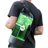 Storage Bags Waterproof Dry Bag Transparent 20L PVC Water-resistant Backpack Sports Beach Accessories Bolsas