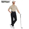 Tacvasen Summer Summer Quick Dry Polo Camisetas homens bolso de bolso de manga curta camiseta de golfe respirável T-shirts Work Man 240418