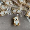 Jewelry Quality Luxury Brand Pure 925 Silver Jewelry Gold Animals Bird Lion Rabbit Hedgehog Dog Cat Squirrel Owl Gemstone Brooches