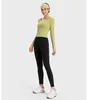 Frauen Tanks vertikaler Rippe 2.0 Sexy Schmetterlingsriemen Hanging Neck Tanz Sport lang Ärmel Schleicher Fit Pilates Yoga Anzug